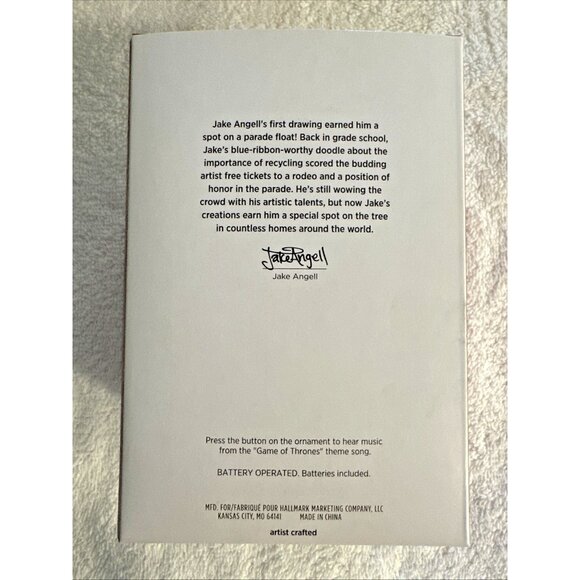 Hallmark Keepsake Ornament The Iron Throne Game of Thrones Plays Music BRAND NEW - Picture 3 of 5